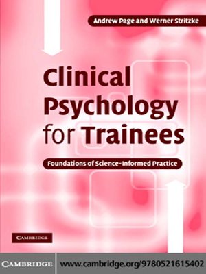 cover image of Clinical Psychology for Trainees